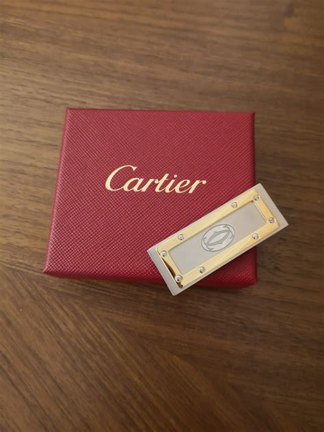 cartier money clip wallet.